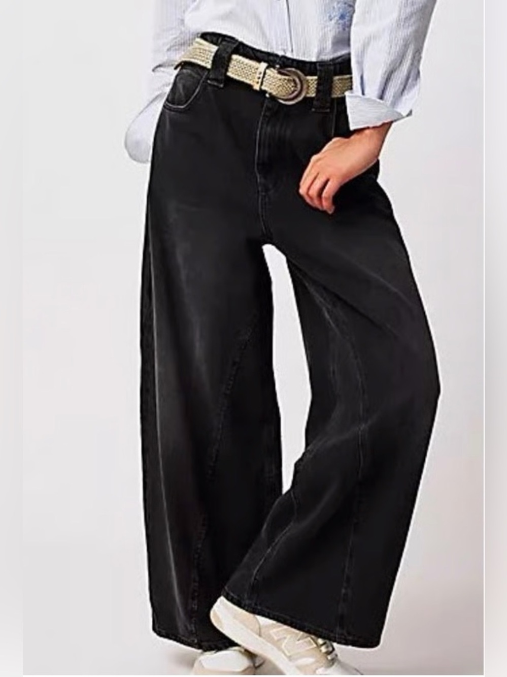 We The Free Chill Vibes Dropped Wide Leg Jeans